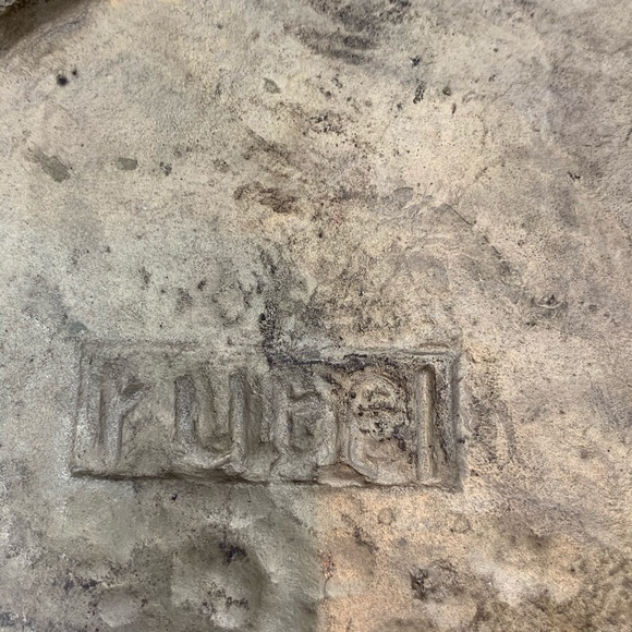 Rubel Kitchen Brass Cat Trivet Tray Rubel Gold Footed Hot Pad